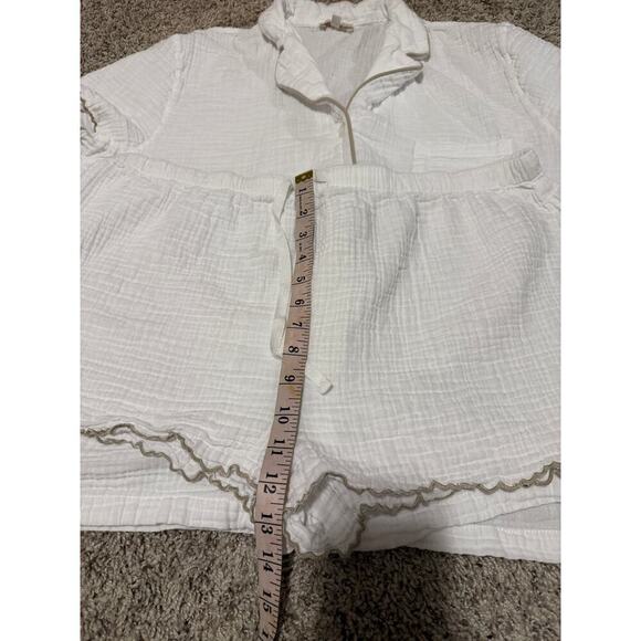 House No 23 - Alaia Short PJ Set - White - Picture 5 of 8